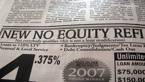 no equity refinance no equity refinance