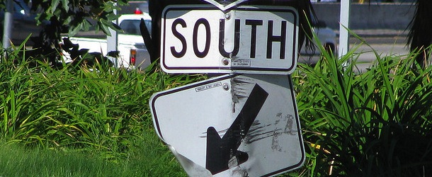 south sign