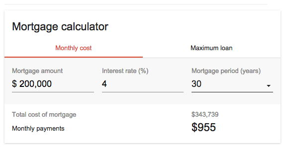 google calc