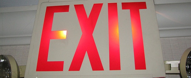 exit sign