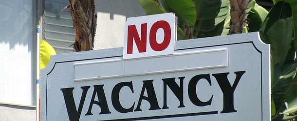 no vacancy