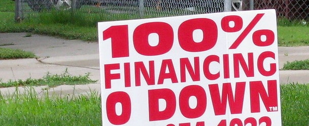 100% financing