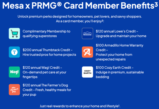 PRMG Mesa categories